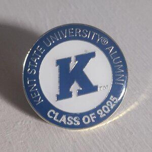 Kent State University Alumni Class Of 2025 Lapel Pin - Ohio School KSU Badge